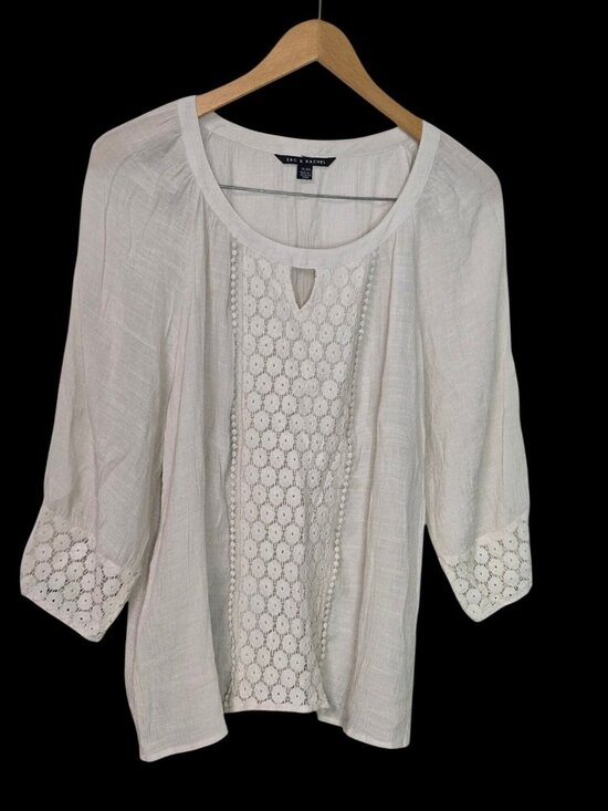 Zac & Rachel Tops - Women's Zac & Rachel Boho Blouse Flowy Hippy Top